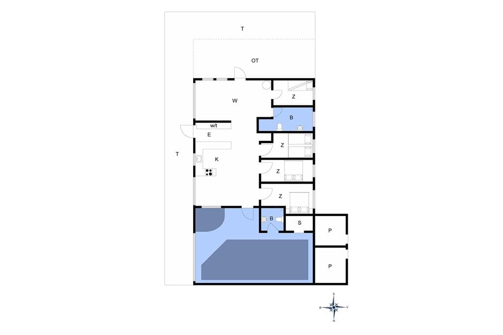 Indretning 1-401 Sommerhus HA187, Sdr. Havsig 46, DK - 9370 Hals
