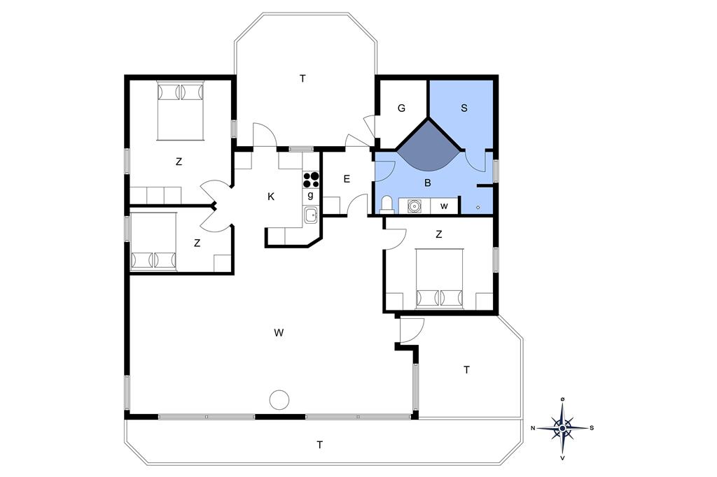Innenausstattung 1-14 Ferienhaus 503, Olgavej 46, DK - 9480 Løkken