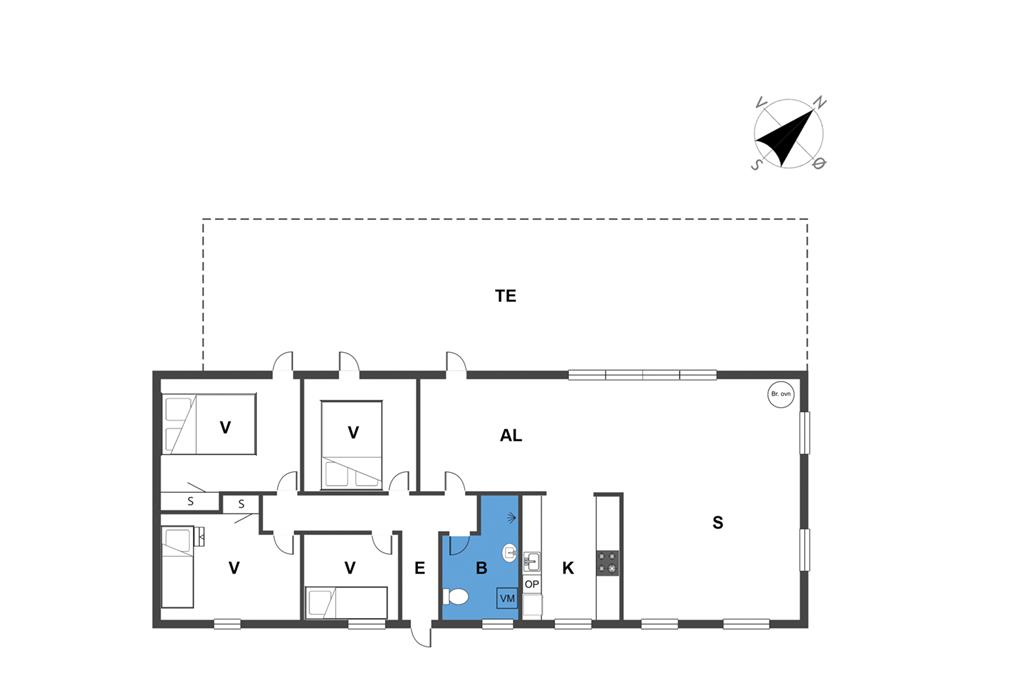 Indretning 1-23 Sommerhus 8803, Østtoften 2, DK - 8585 Glesborg