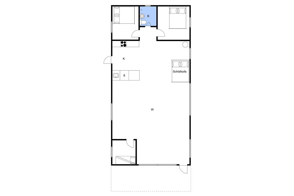 Indretning 1-3 Sommerhus M70234, Hanses Ager 2, DK - 5970 Ærøskøbing