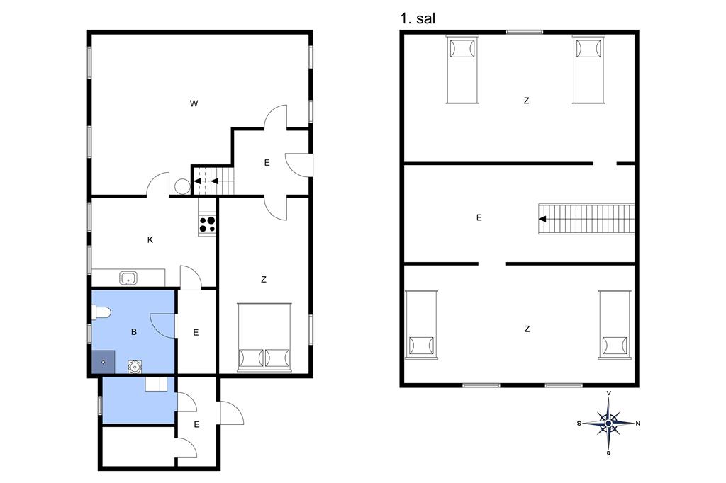 Indretning 1-3 Sommerhus M673663, Snøde Bygade 7, DK - 5953 Tranekær