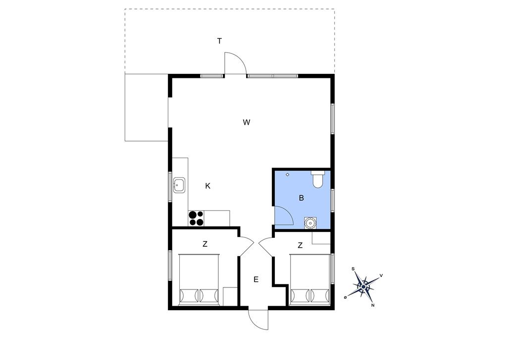 Interieur 1-22 Vakantiehuis C11085, Bork Hytteby 209, DK - 6893 Hemmet