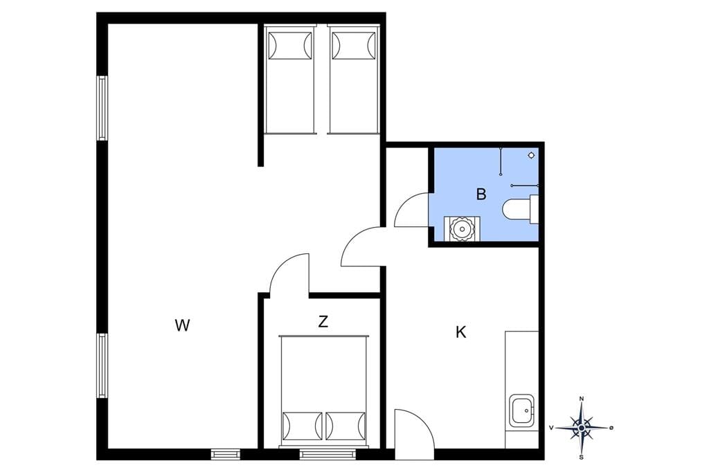 Interieur 1-148 Vakantiehuis TV1381, Markvej 95, DK - 9990 Skagen