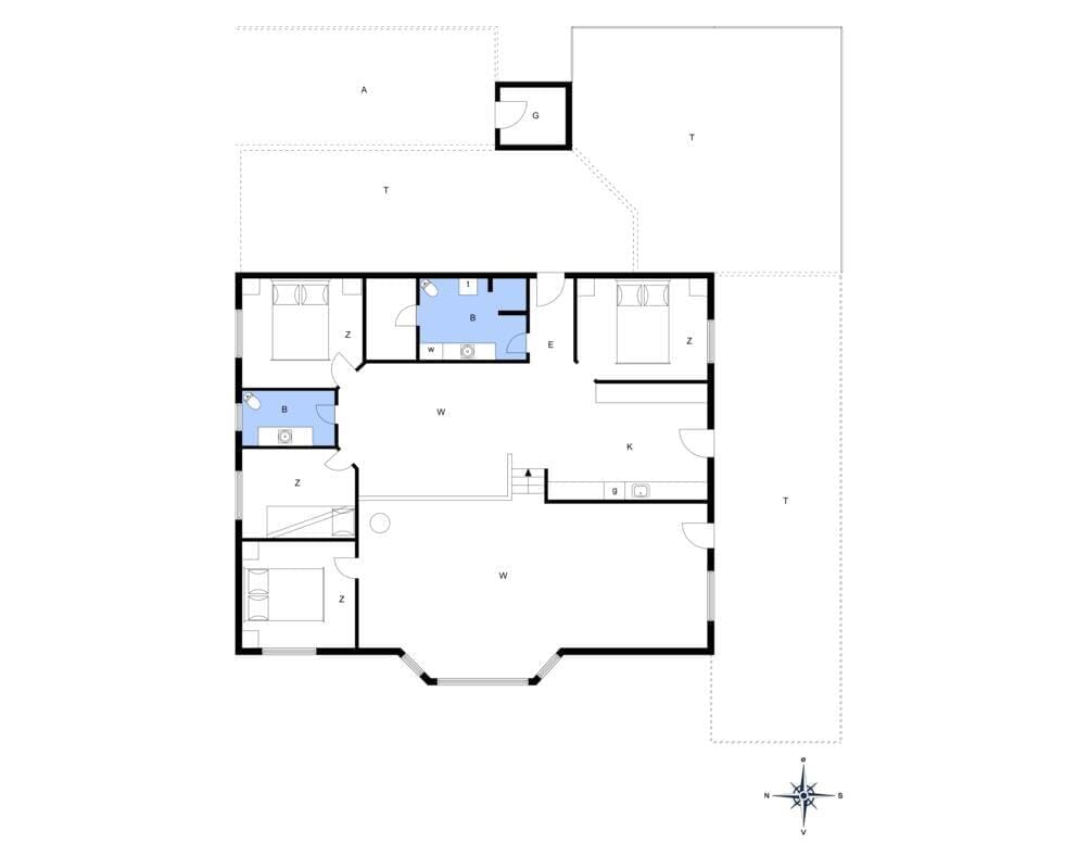 Innenausstattung 1-14 Ferienhaus 264, Diget 54, DK - 9480 Løkken