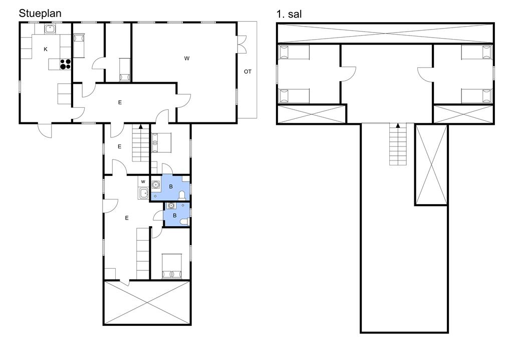 Indretning 1-3 Sommerhus M65973, Bøjdenvejen 37, DK - 5772 Kværndrup