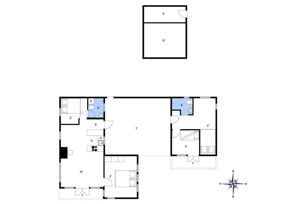 Innenausstattung 1-173 Ferienhaus BV145, Ørnevej 30, DK - 6853 Vejers Strand