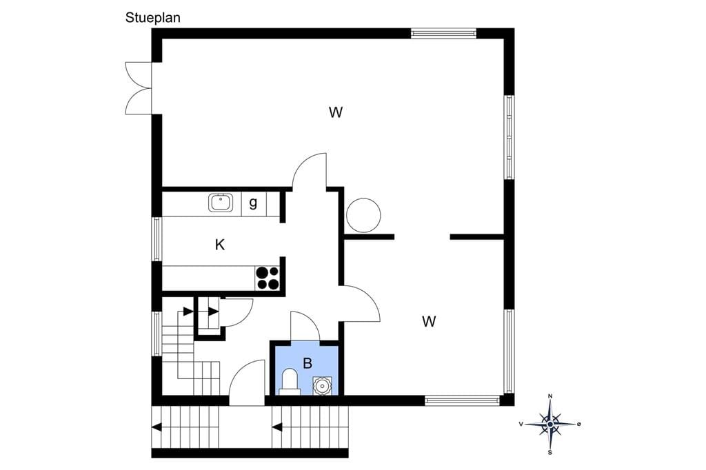 Indretning 1-148 Sommerhus TV1178, Østre Strandvej 37, DK - 9990 Skagen