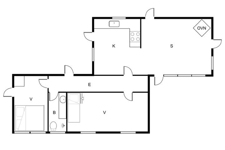 Innenausstattung 1-170 Ferienhaus 20107, Lærkevej 7, DK - 8305 Samsø