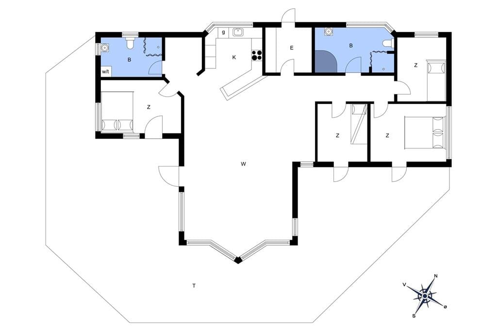 Indretning 1-17 Sommerhus 11153, Lyngvejen 27, DK - 4500 Nykøbing Sj