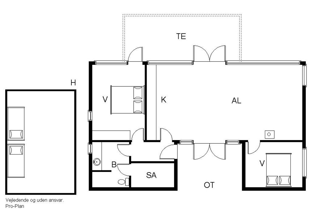 Interieur 1-19 Vakantiehuis 30802, Stenkalven 66, DK - 8300 Odder