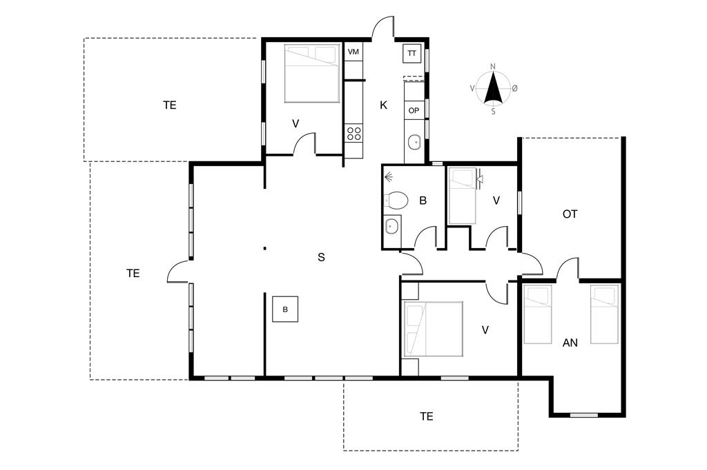 Innenausstattung 1-19 Ferienhaus 30312, Lyngbakkevej 29, DK - 8300 Odder