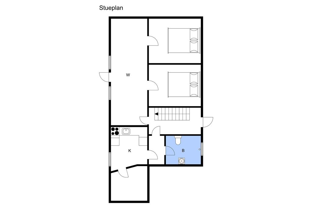 Indretning 1-3 Sommerhus F50131, Thorlundvej 30, DK - 7361 Ejstrupholm