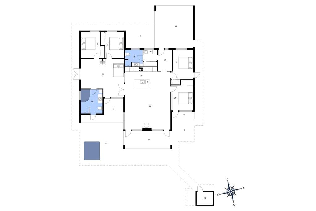 Indretning 1-14 Sommerhus 1581, Harald Jensensvej 49, DK - 9480 Løkken