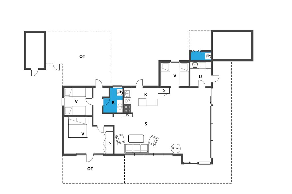 Interieur 1-19 Vakantiehuis 40129, Solvænget 31, DK - 7130 Juelsminde
