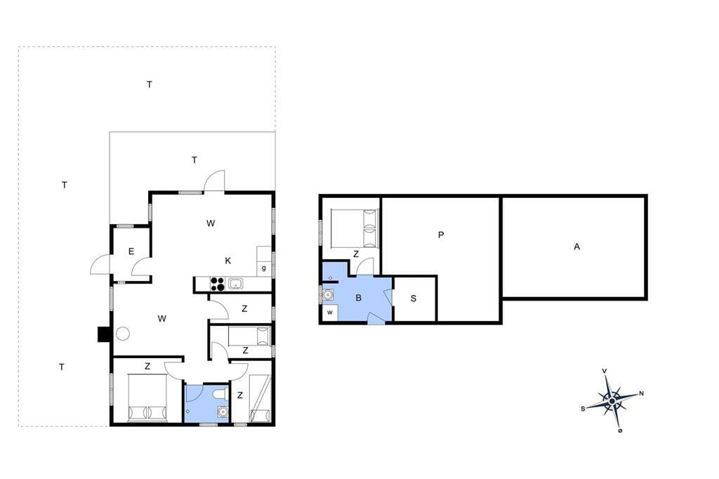 Indretning 1-401 Sommerhus HA112, Boelengen 5, DK - 9370 Hals