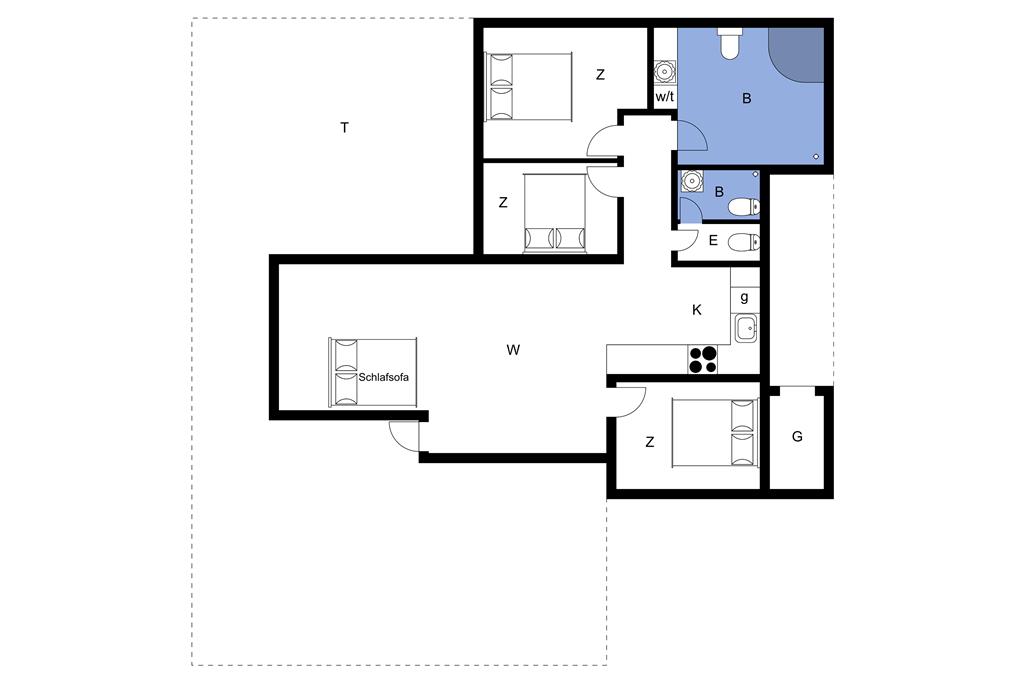 Indretning 1-23 Sommerhus 8410, Bogfinkevej 6, DK - 8400 Ebeltoft
