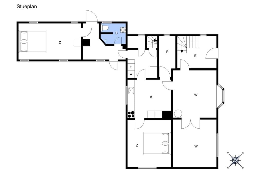 Indretning 1-11 Sommerhus 0244, Nørre Frankel 5, DK - 6792 Rømø