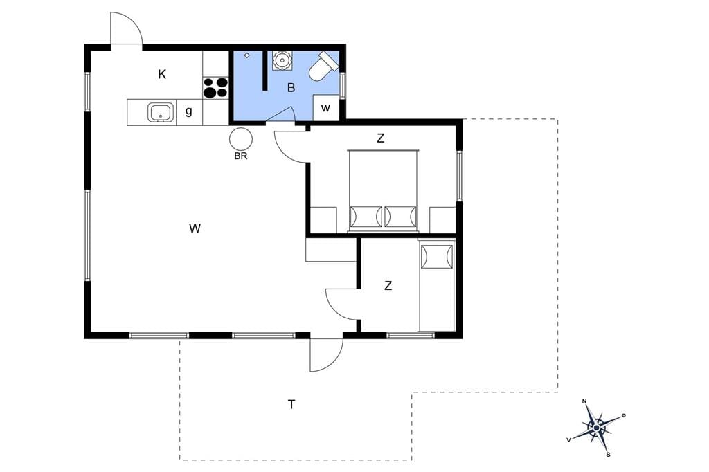 Innenausstattung 1-11 Ferienhaus 0102, Lakolk 137, DK - 6792 Rømø