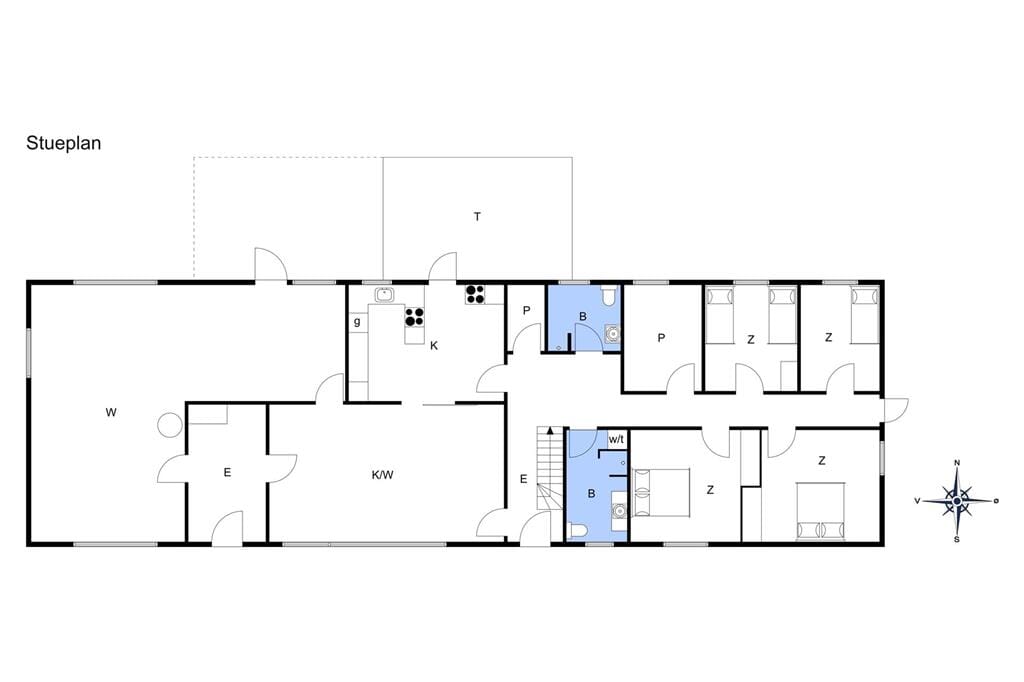 Indretning 1-172 Sommerhus JB591, Øslevvej 41, DK - 9690 Fjerritslev