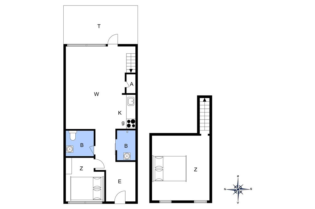 Indretning 1-172 Sommerhus JB129, Strandvejen 150, DK - 9460 Brovst