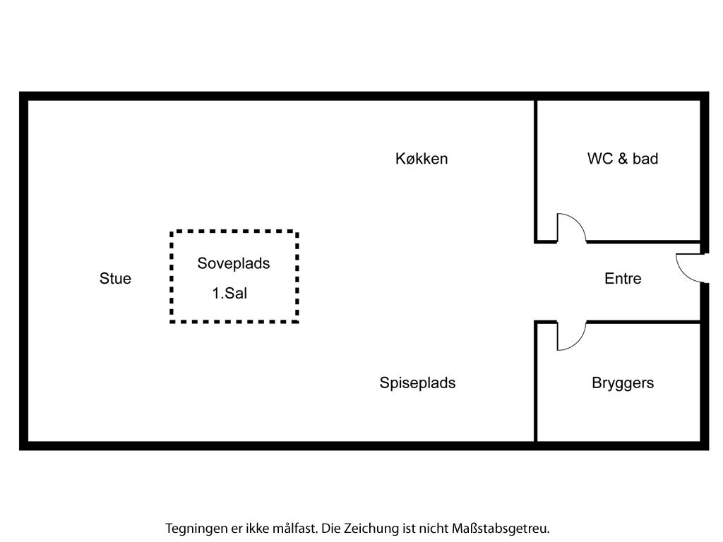Inredning 1-6 Stuga N218, Klintegårdsvej 99, DK - 4736 Karrebæksminde