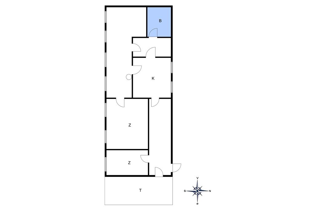 Indretning 1-10 Sommerhus 4672, Bygaden 6, DK - 3720 Aakirkeby