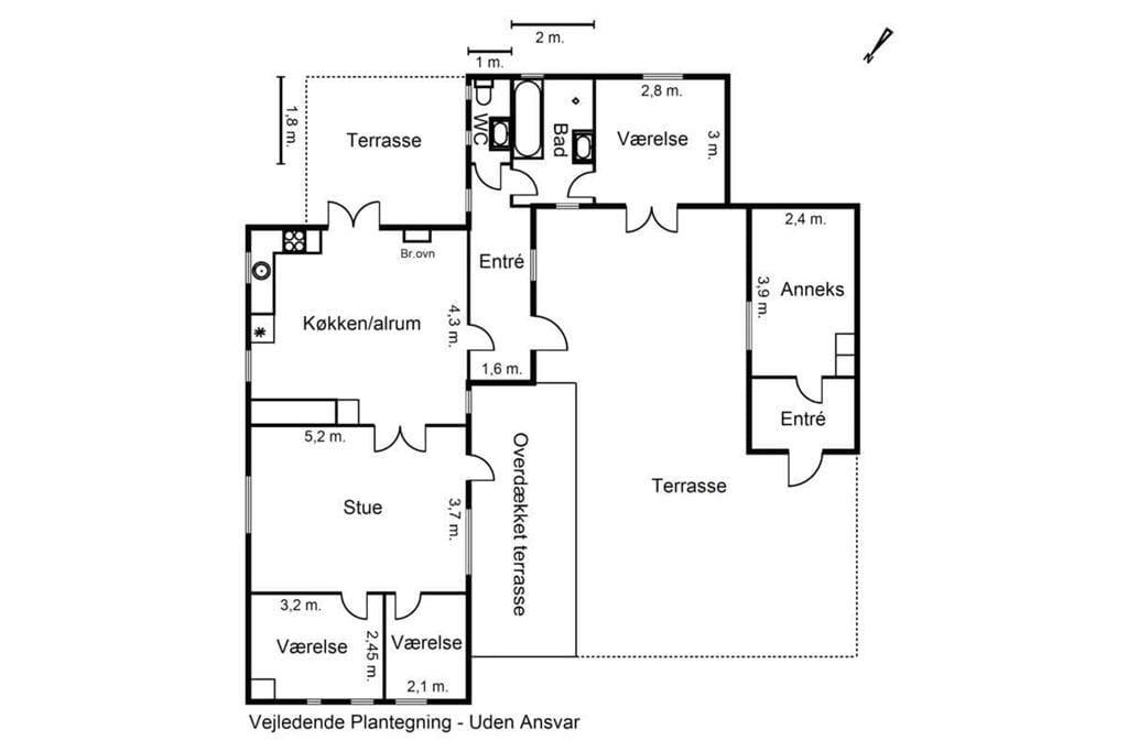 Indretning 1-17 Sommerhus 13341, Lyngvej 211, DK - 4560 Vig