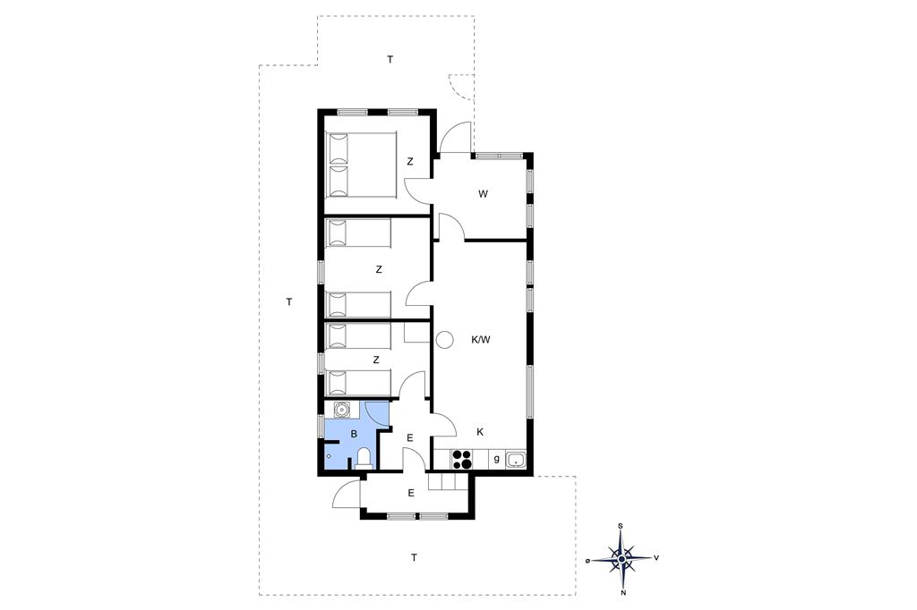 Indretning 1-177 Sommerhus LK868, Aavej 6, DK - 9480 Løkken