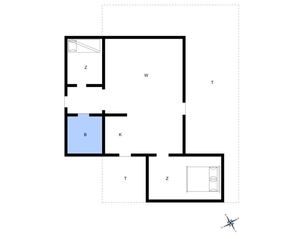 Interieur 1-15 Vakantiehuis 1055, Rylevej 21, DK - 4780 Stege