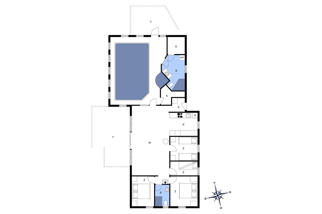 Indretning 1-13 Sommerhus 209, Isfuglevej 15, DK - 7770 Vestervig