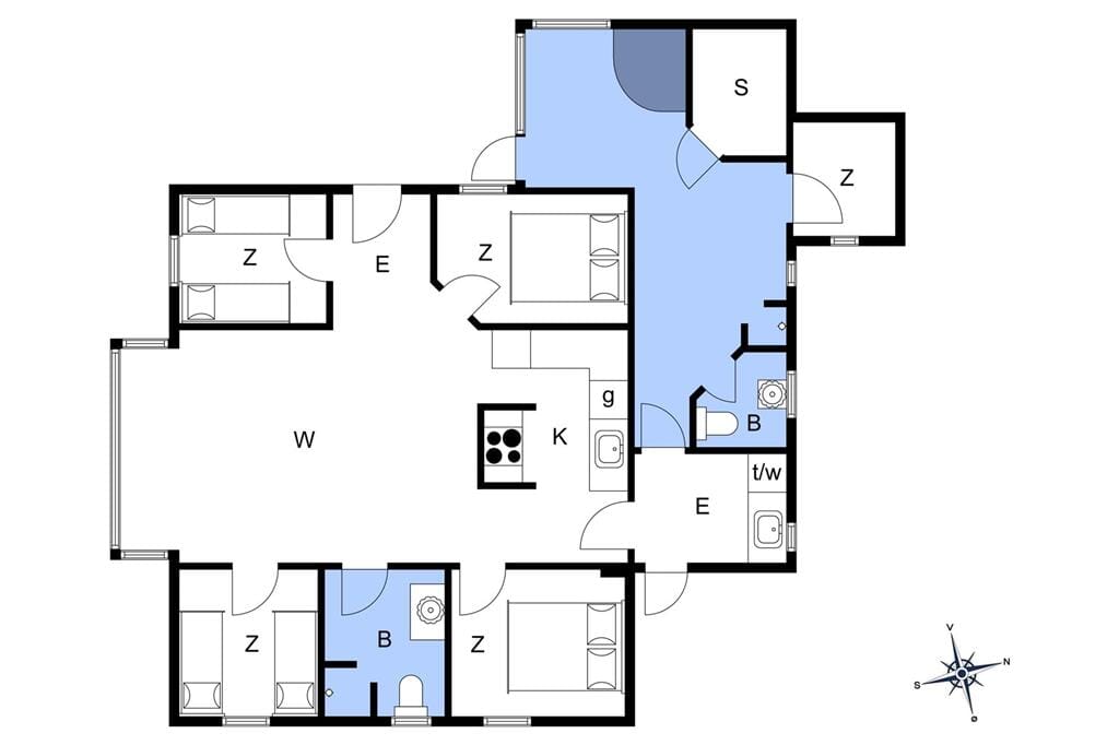 Interieur 1-23 Vakantiehuis 8473, Åvej 8, DK - 8400 Ebeltoft