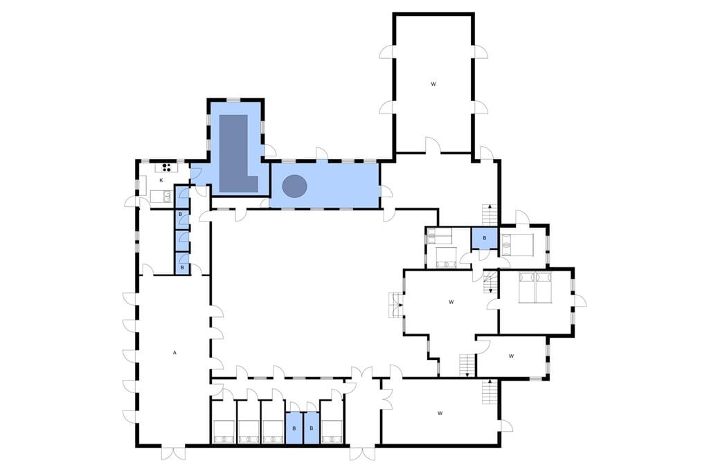 Indretning 1-3 Sommerhus M66721, Odensevej 104, DK - 5290 Marslev
