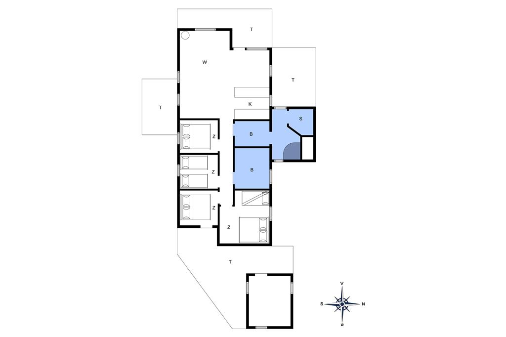 Innenausstattung 1-4 Ferienhaus 282, Fladsbjergvej 208, DK - 6950 Ringkøbing