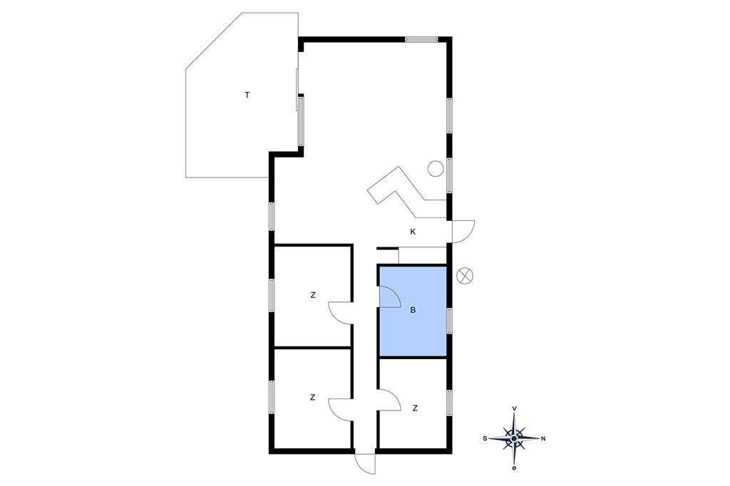 Indretning 1-10 Sommerhus 2632, Egernvej 7, DK - 3730 Nexø