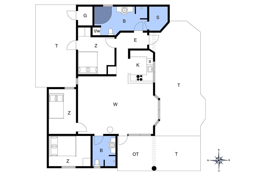 Interieur 1-14 Vakantiehuis 1234, Bloksbjerg 33, DK - 9492 Blokhus