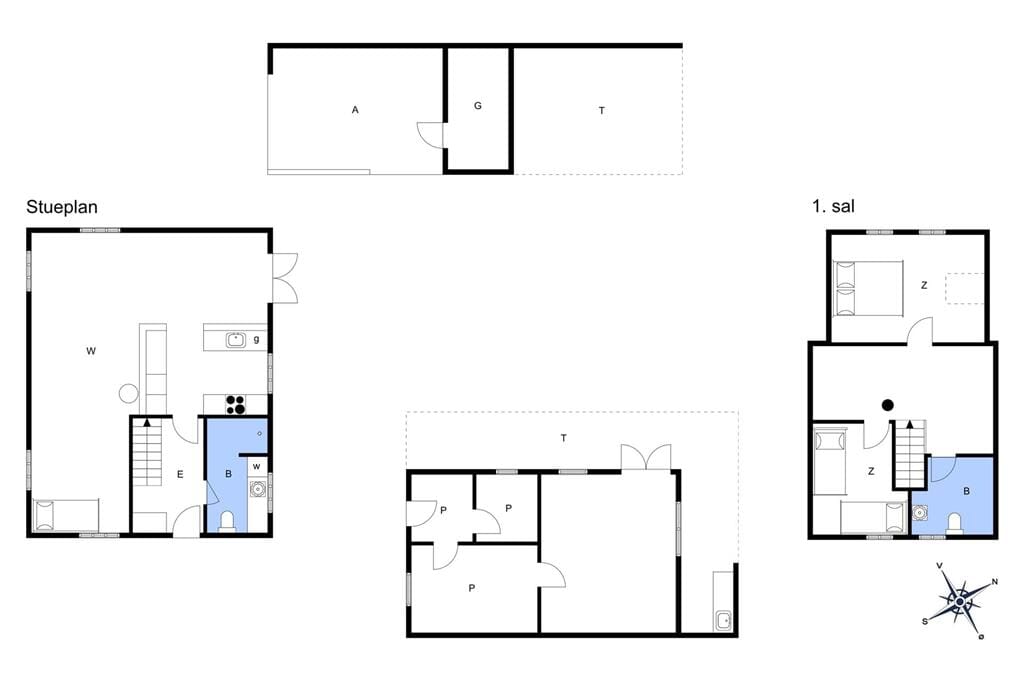 Indretning 1-13 Sommerhus 126, Stenbjerg Kirkevej 52, DK - 7752 Snedsted
