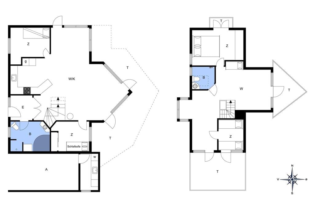 Innredning 1-3 Feirehus L14051, Sundgårdsvej 1, DK - 7870 Roslev