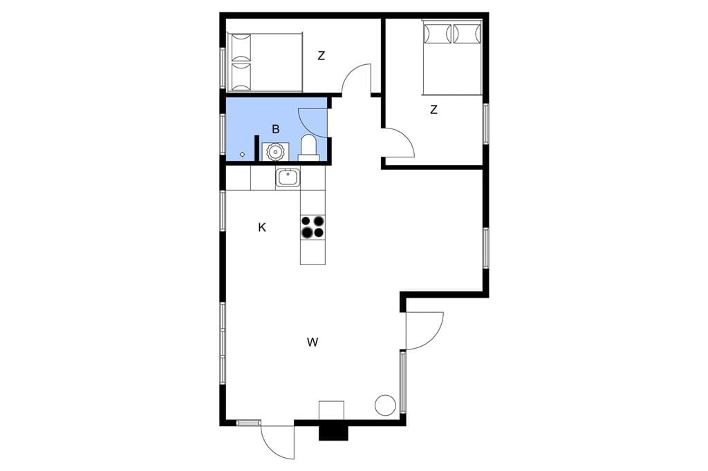 Indretning 1-175 Sommerhus 30062, Øster Skovvej 115, DK - 6990 Ulfborg