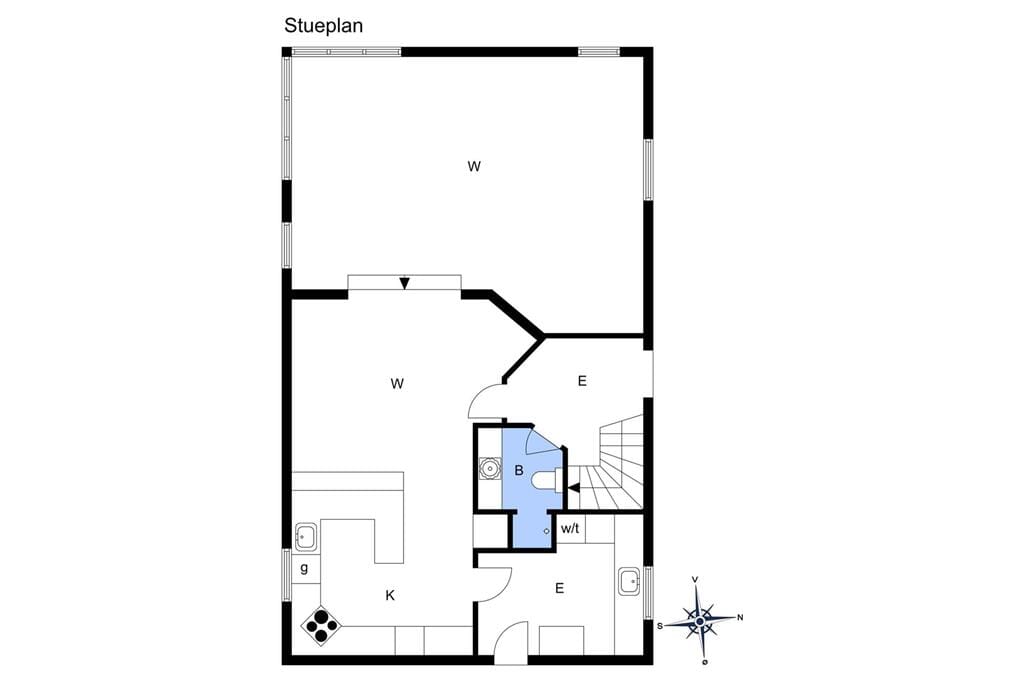 Indretning 1-176 Sommerhus BL1689, Skolevangen 1, DK - 9492 Blokhus