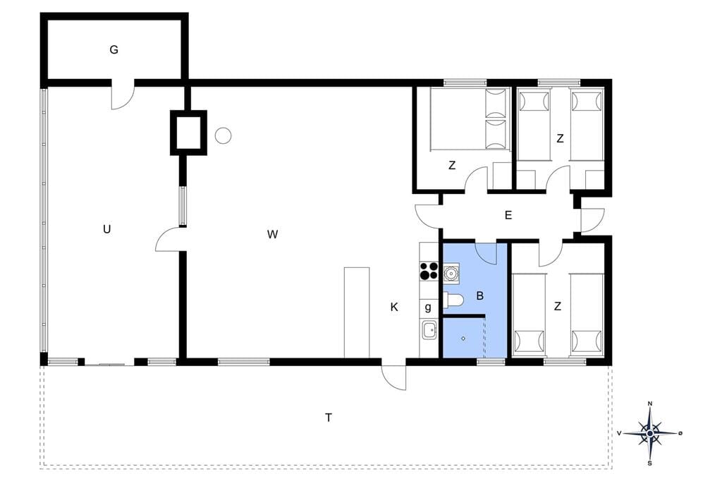Innenausstattung 1-13 Ferienhaus 215, Tunvej 29, DK - 7700 Thisted