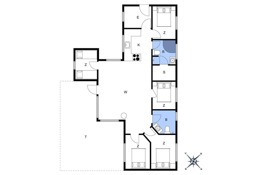 Indretning 1-20 Sommerhus 179, Neerlandiavej 206, DK - 7673 Harboøre