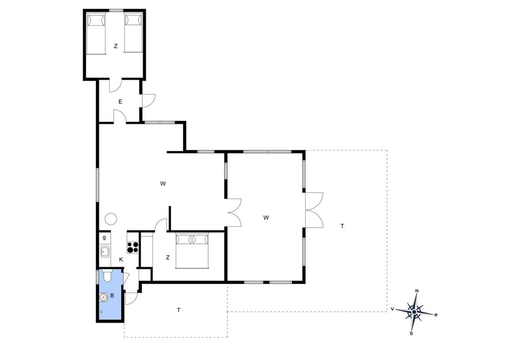 Indretning 1-17 Sommerhus 11851, Græslodden 19, DK - 4500 Nykøbing Sj