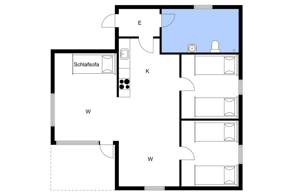 Innredning 1-3 Feirehus M66834, Fynshovedvej 836, DK - 5390 Martofte