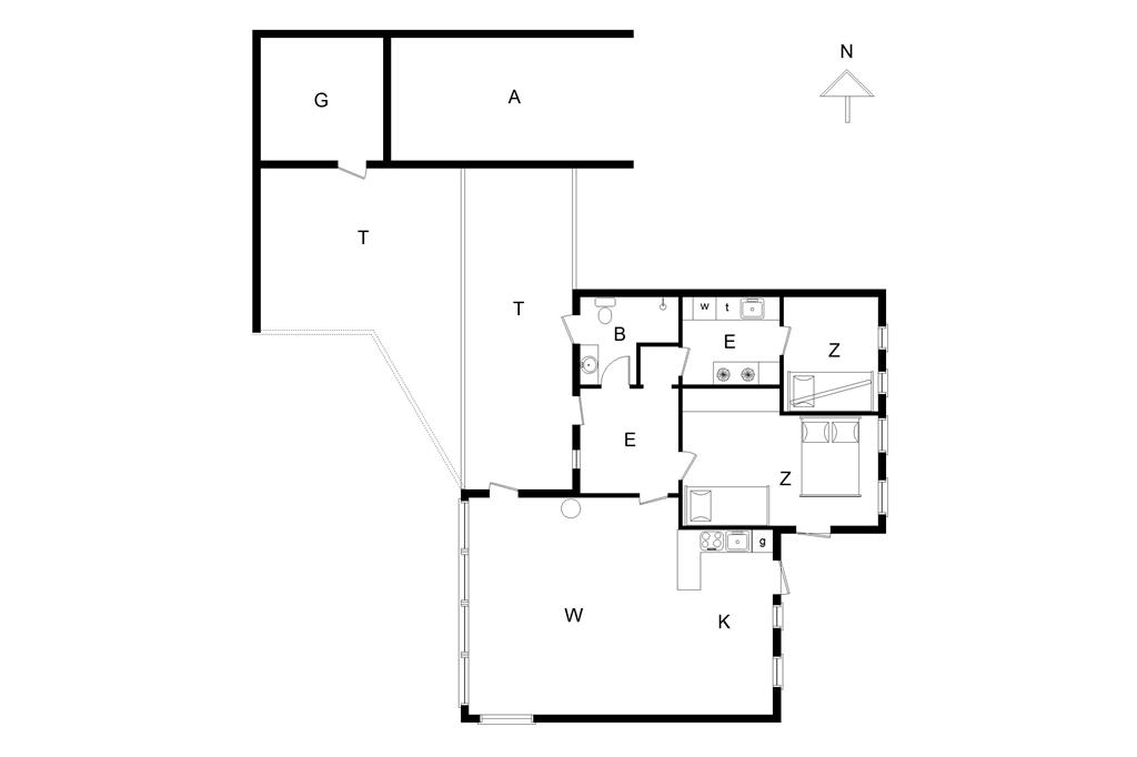 Interieur 1-14 Vakantiehuis 294, Sønderborgvej 8, DK - 9493 Saltum