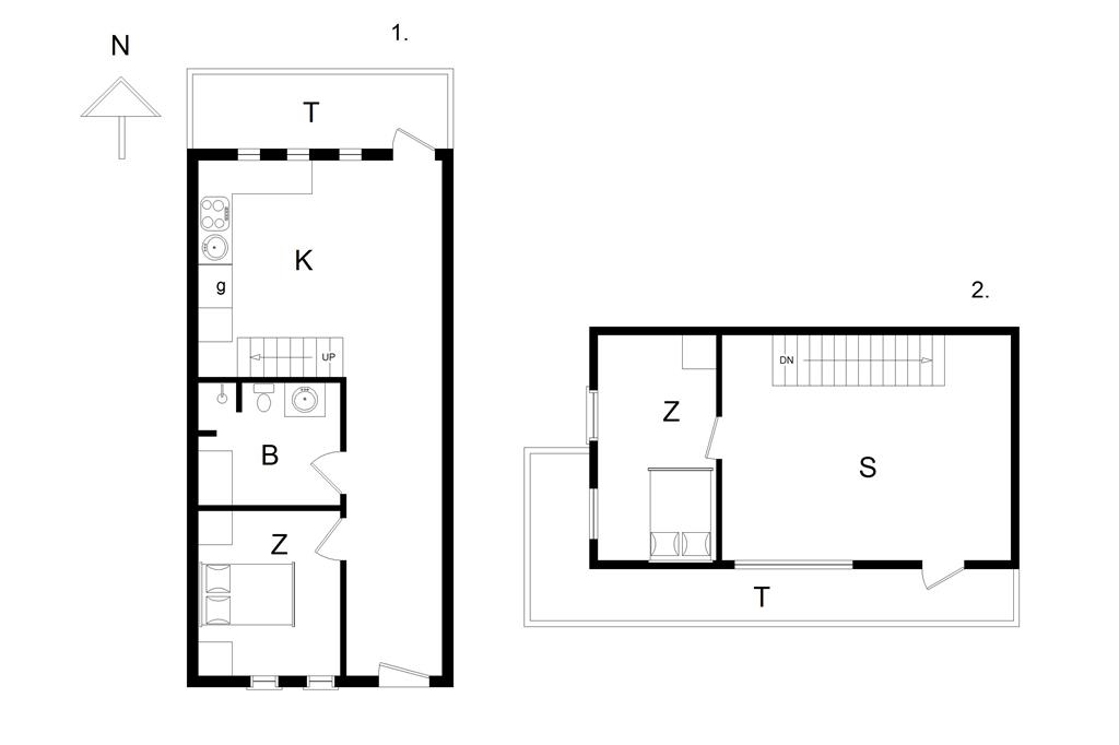 Indretning 1-14 Sommerhus 1008, Norgesvej 2, DK - 9480 Løkken