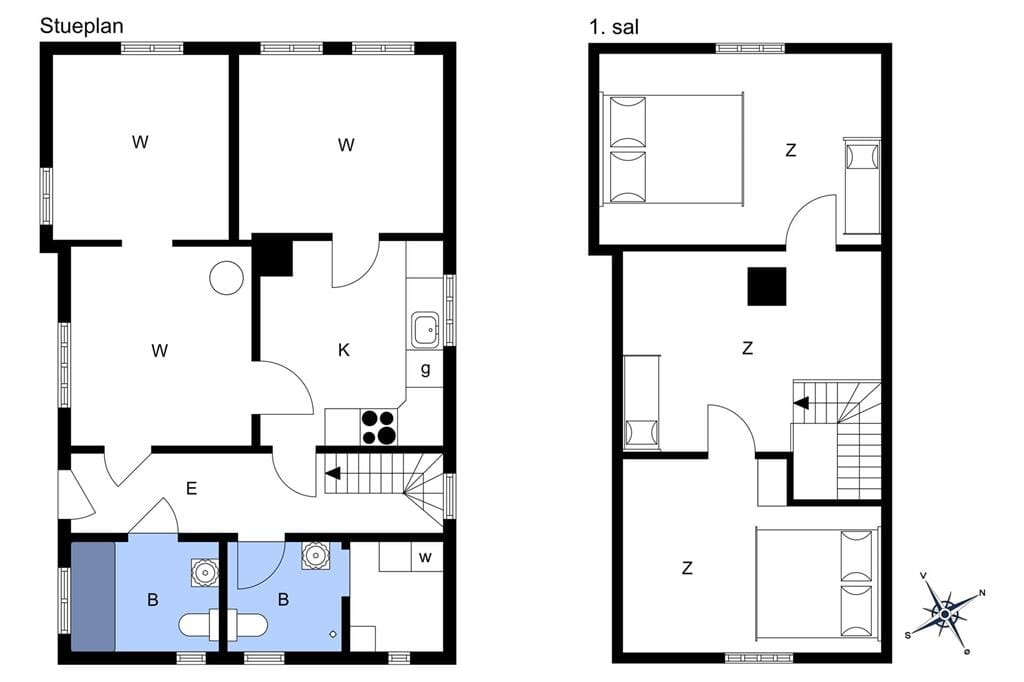 Indretning 1-170 Sommerhus 20304, Ørby Hovedgade 35, DK - 8305 Samsø