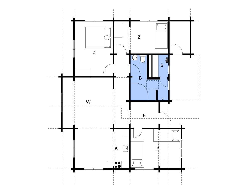 Indretning 1-1336 Sommerhus 1006-N, Præstelodsvej 44, DK - 3370 Melby