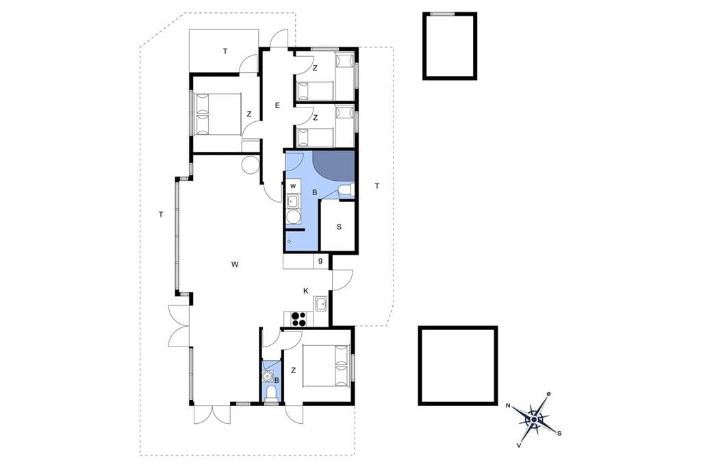 Innenausstattung 1-17 Ferienhaus 15502, Lyngbakken 12, DK - 4540 Fårevejle