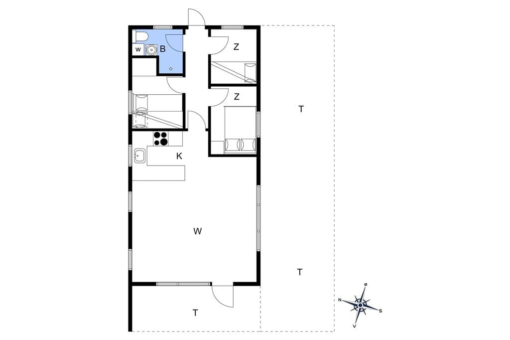 Innredning 1-3 Feirehus L16106, Kammasvej 30, DK - 9670 Løgstør