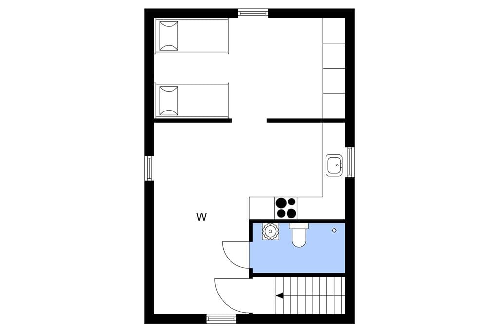 Indretning 1-175 Sommerhus 70421, Kirkevej 2, DK - 6990 Ulfborg
